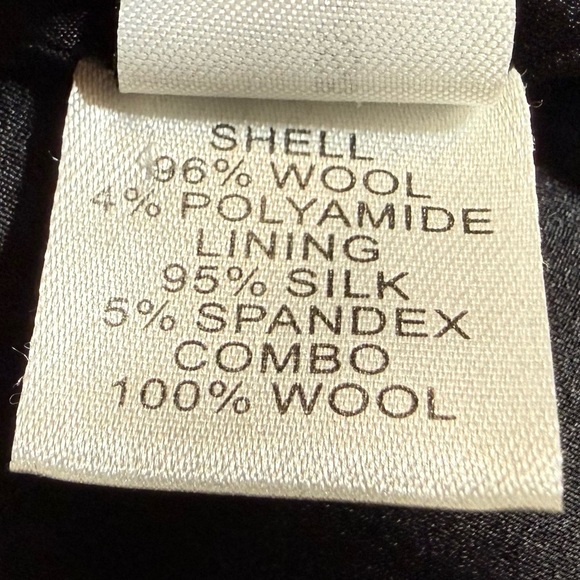 Diane von Furstenberg Quilted Wool Plaid Skirt Size 12 - Picture 10 of 11